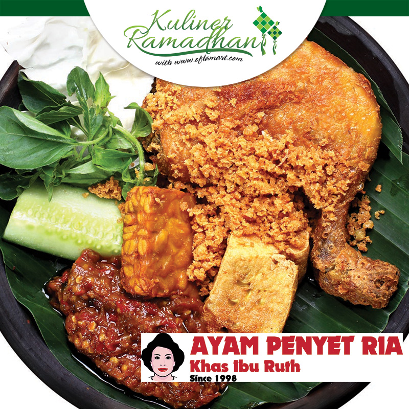 Paket Berbuka 4 Orang - Ayam Penyet Ria SUN PLAZA